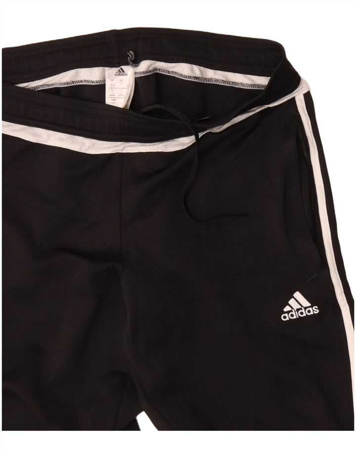 Pantaloni da tuta ADIDAS Climacool da donna UK 16/18 Large Nero Poliestere