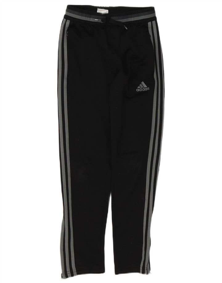 Pantaloni della tuta ADIDAS da ragazzo Climacool 9-10 anni in poliestere nero