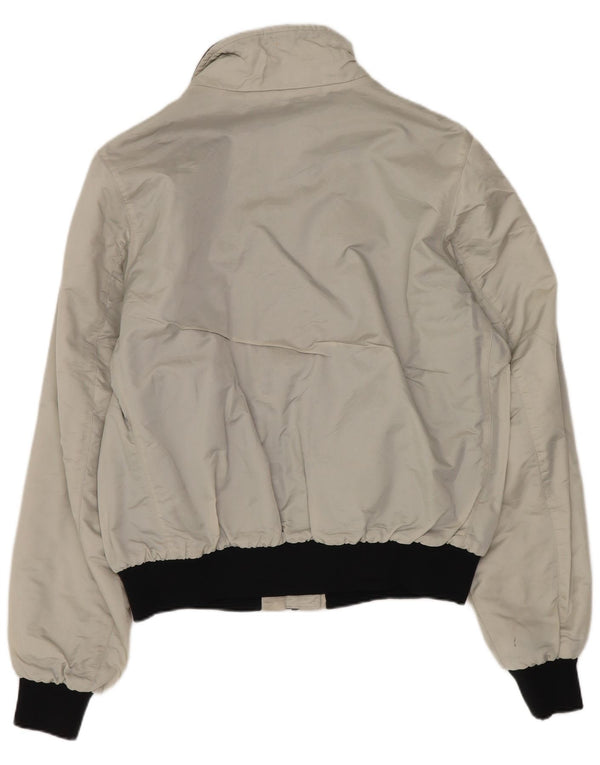 Giubbotto bomber da uomo North Sails UK 40 Large grigio color block in poliammide
