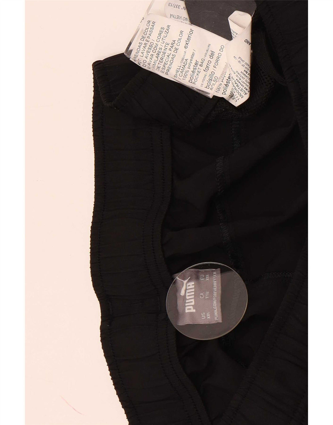 Pantaloncini sportivi grafici da uomo Puma 2XL poliestere nero