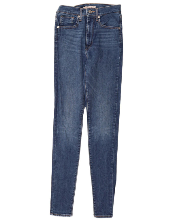 Jeans Levi's Mile High Super Skinny da donna W27 L32 in cotone blu