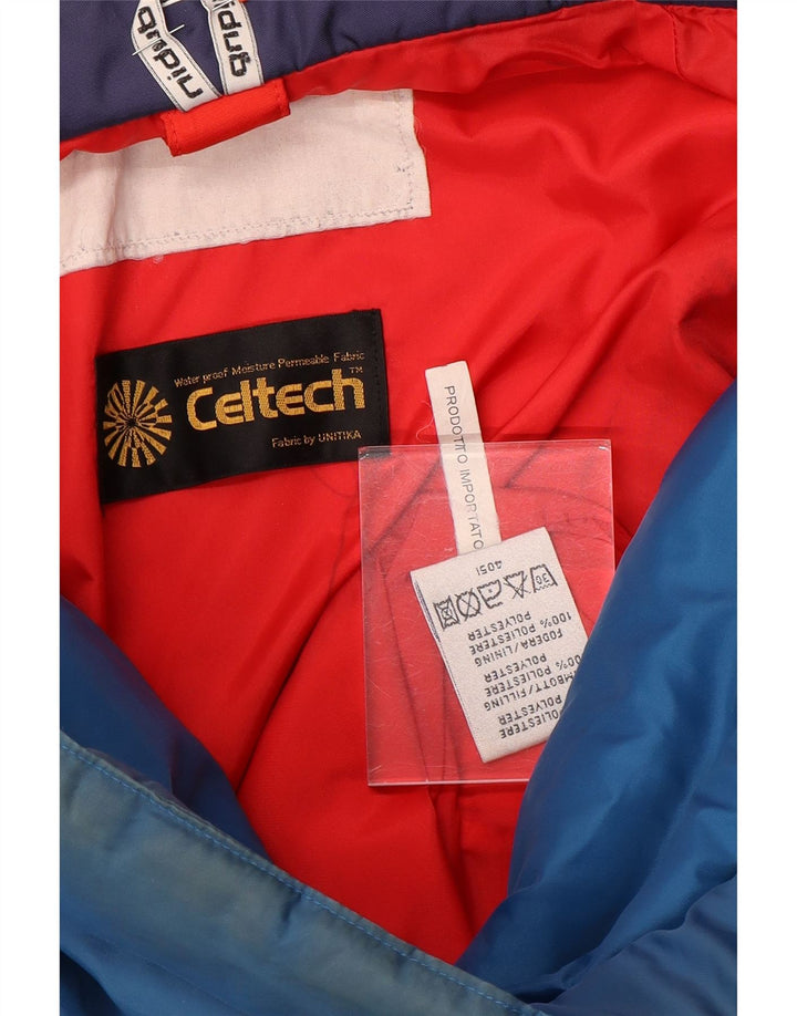 Giacca da sci da uomo dal taglio ampio Dubin IT 46 Small Rosso Colourblock Poliestere