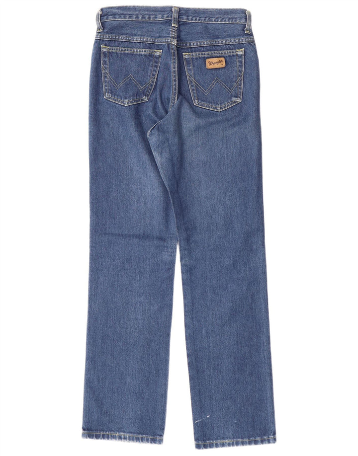 Jeans dritti da uomo WRANGLER W30 L30 cotone blu navy