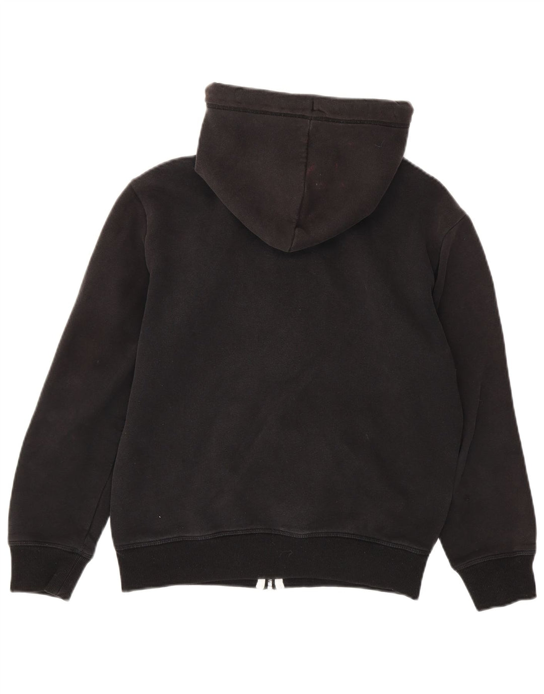 Maglione con cappuccio e zip da uomo SUPERDRY piccolo in cotone nero