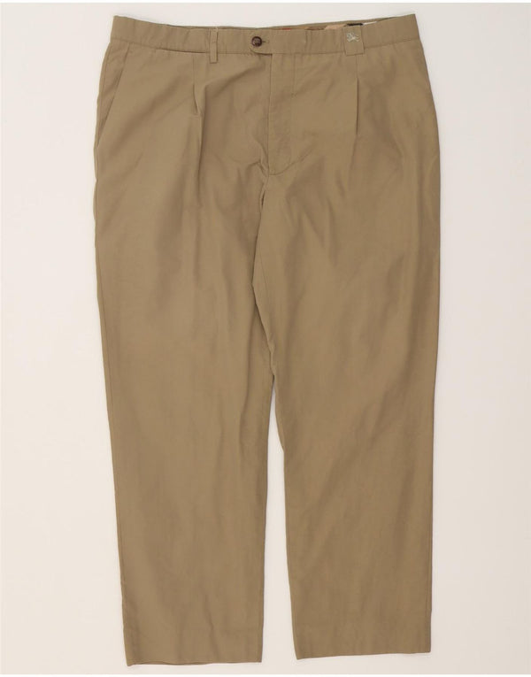 Pantaloni da completo da uomo Burberry IT 50 Large W36 L27 Cotone Beige