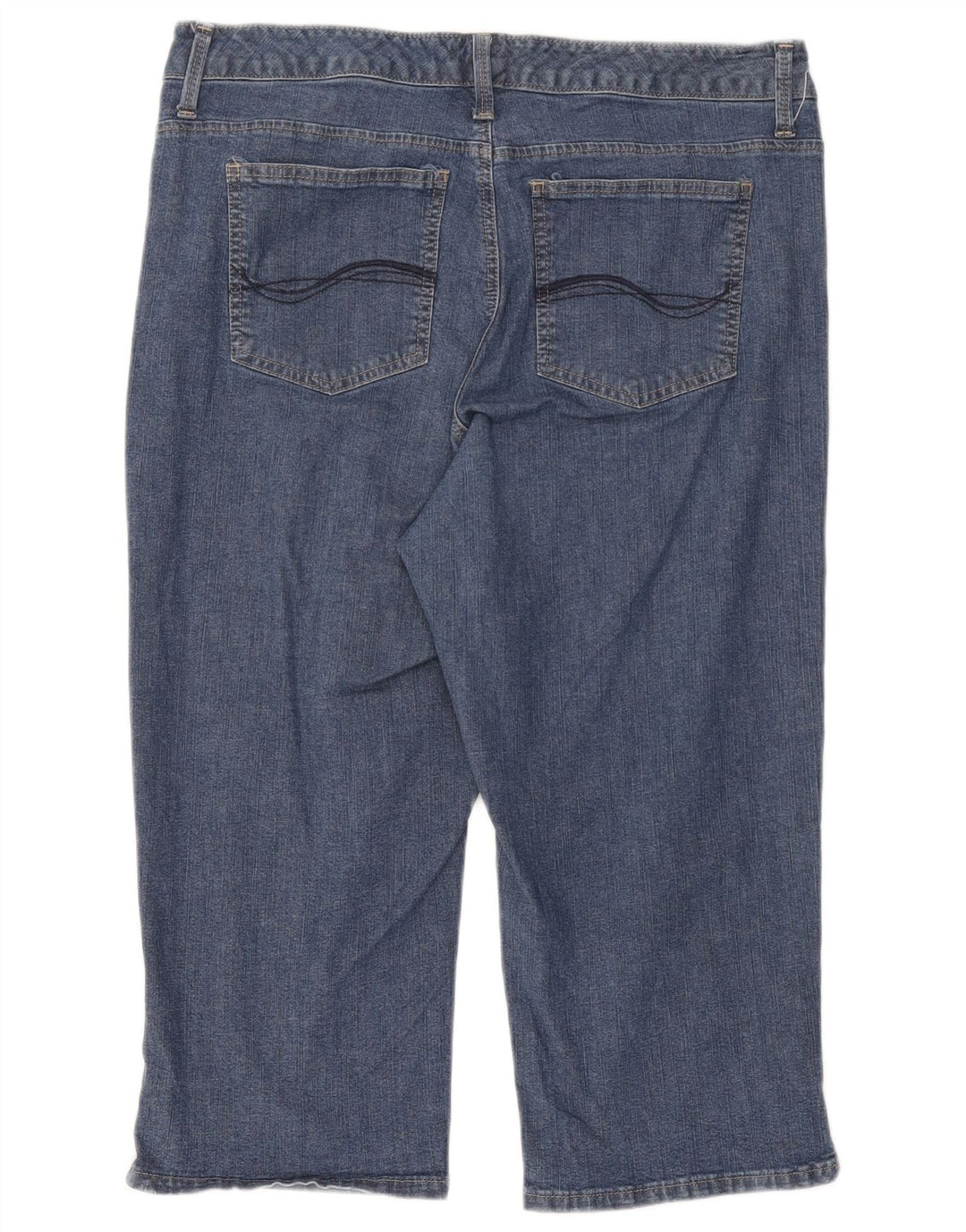 Jeans Capri da donna Lee W34 L18 cotone blu