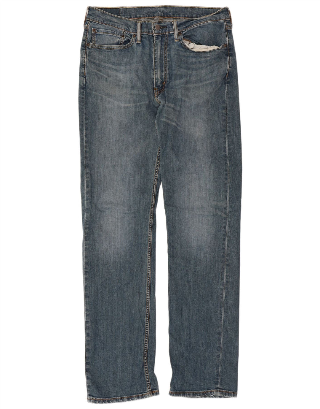 Levi's Uomo 514 Jeans dritti W34 L34 Cotone Blu