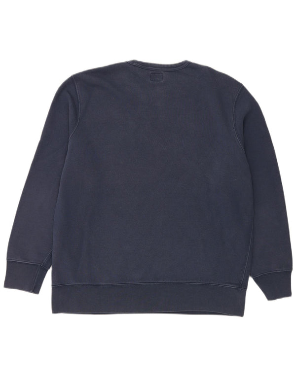 LEVI'S Felpa con grafica da uomo Maglione XL Blu navy in cotone