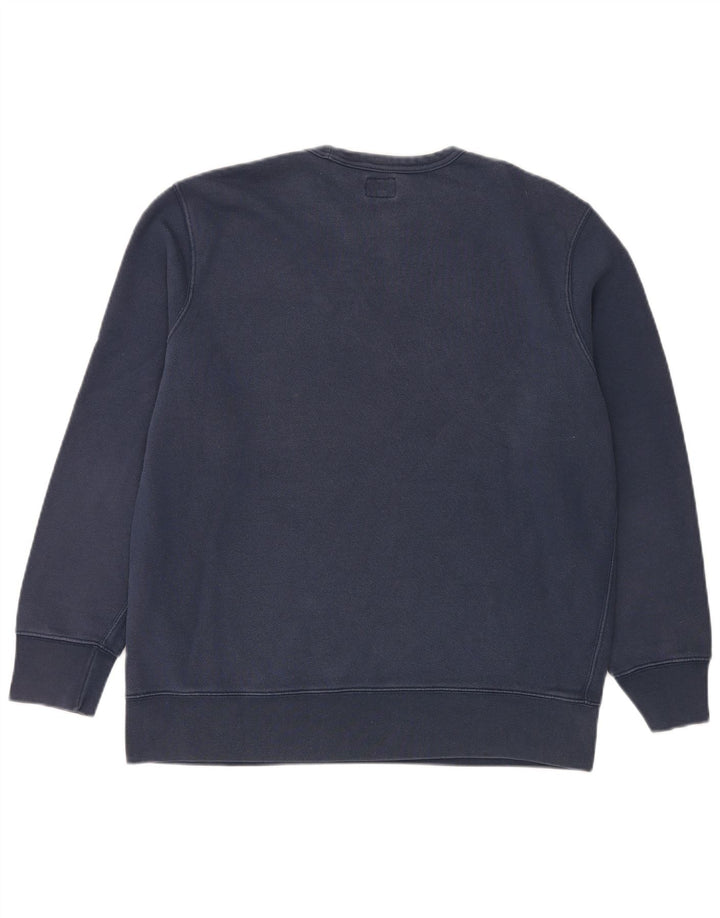 LEVI'S Felpa con grafica da uomo Maglione XL Blu navy in cotone