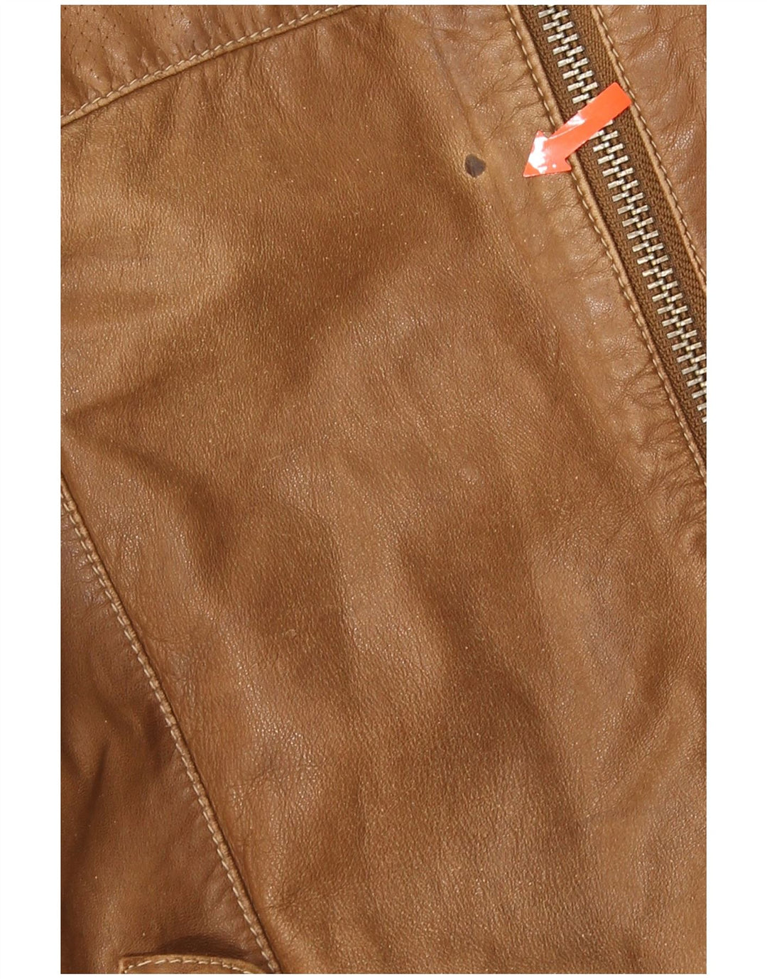 Giacca in pelle da uomo Trussardi Jeans UK 38 Pelle marrone medio