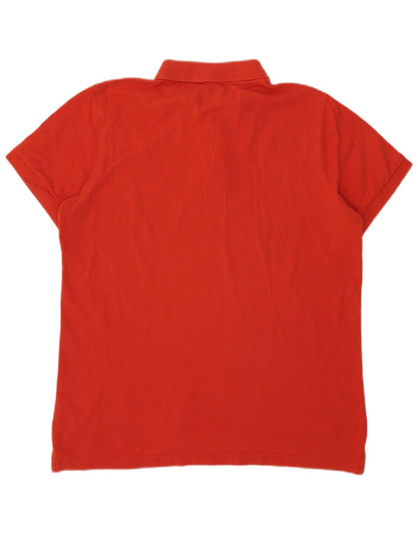 Polo da uomo Jeep Large in cotone arancione