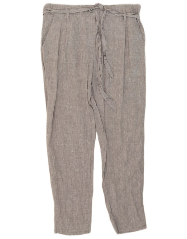 Pantaloni chino affusolati da donna Marks & Spencer UK 12 medi W34 L29 Grigio