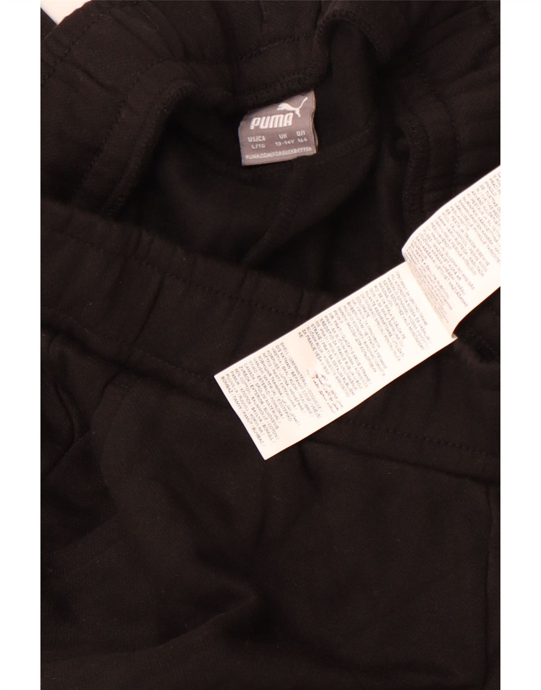 Pantaloni della tuta da ragazzo PUMA Joggers 13-14 anni in cotone nero