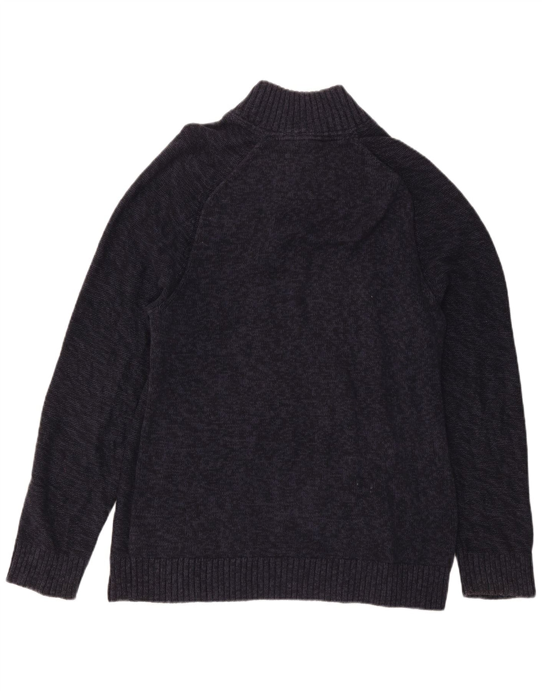 Maglione da uomo con collo abbottonato Fat Face, grande lana blu navy