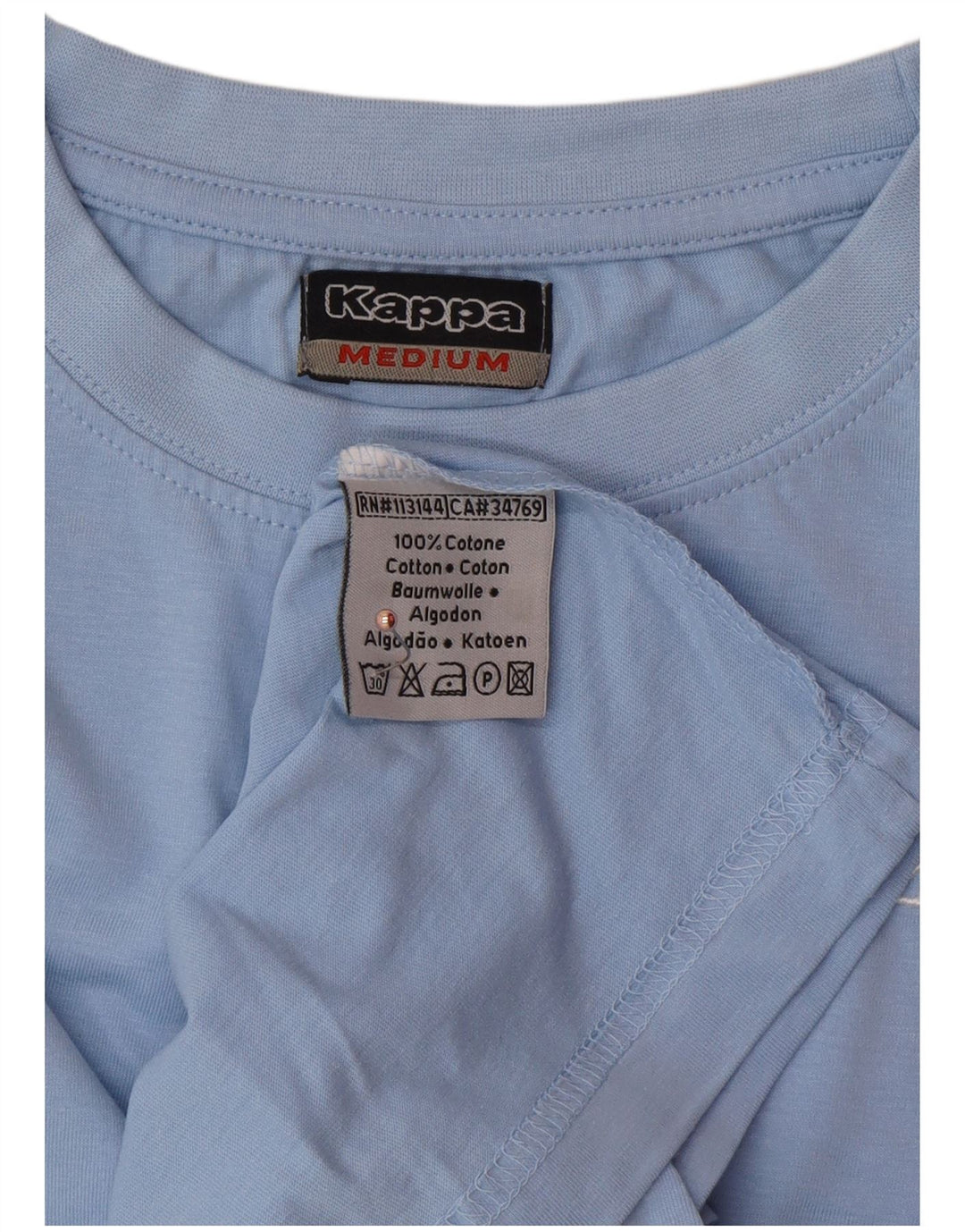 T-shirt uomo KAPPA Top Blu Medio in cotone