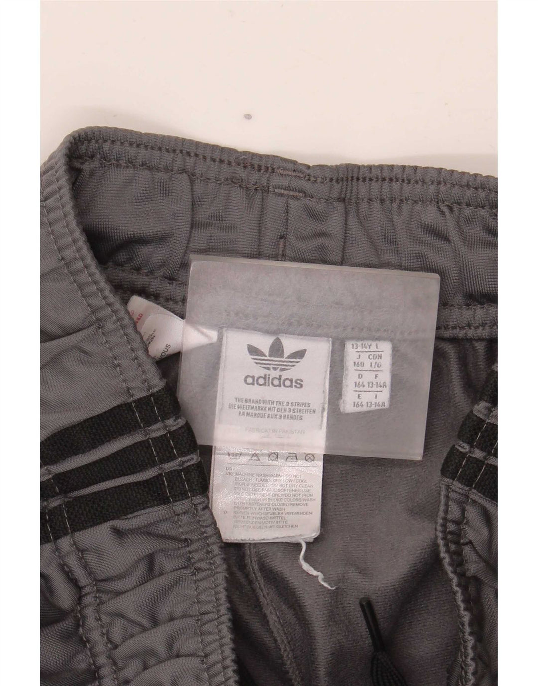 Pantaloni della tuta da ragazzo Adidas Joggers 13-14 anni Poliestere grigio