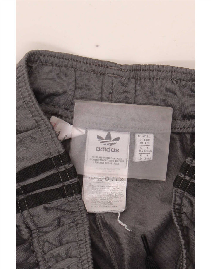 Pantaloni della tuta da ragazzo Adidas Joggers 13-14 anni Poliestere grigio