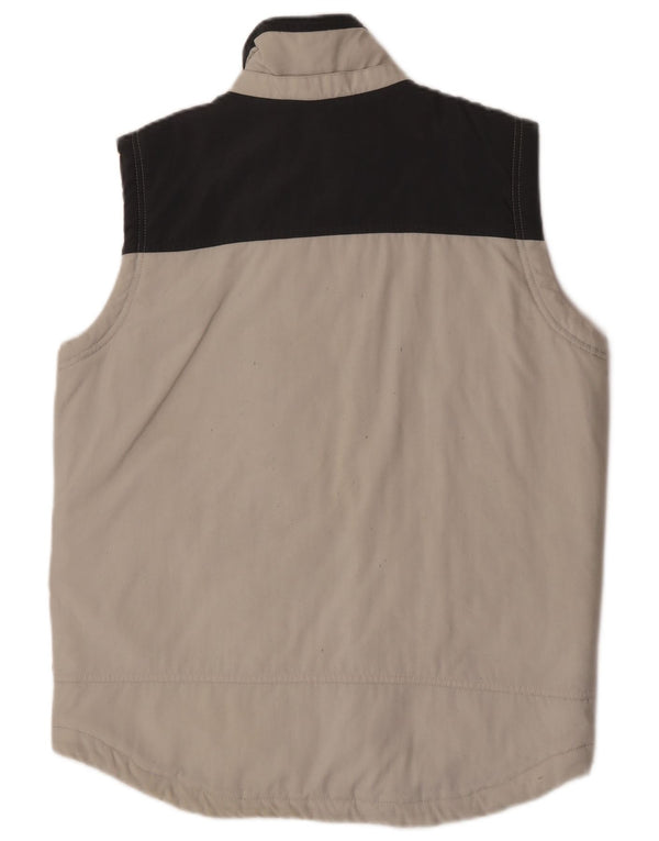 Gilet imbottito da uomo Champion UK 36 Small Grigio Colourblock in poliammide