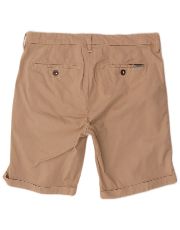 Pantaloncini chino da uomo Calvin Klein W34 Large in cotone beige