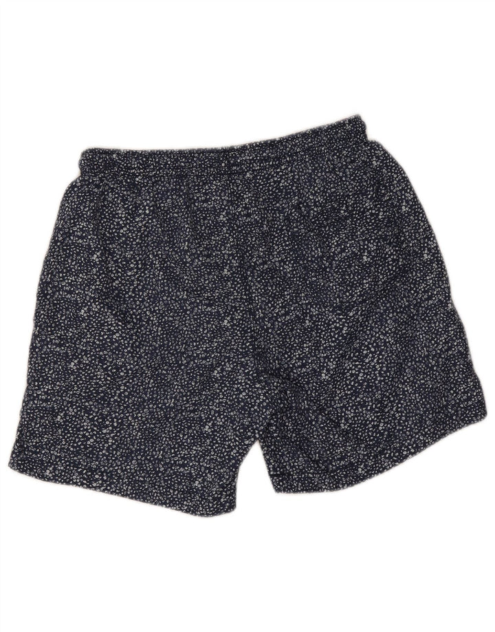 Pantaloncini da bagno da uomo con motivo geografico astratto Napapijri blu navy medio