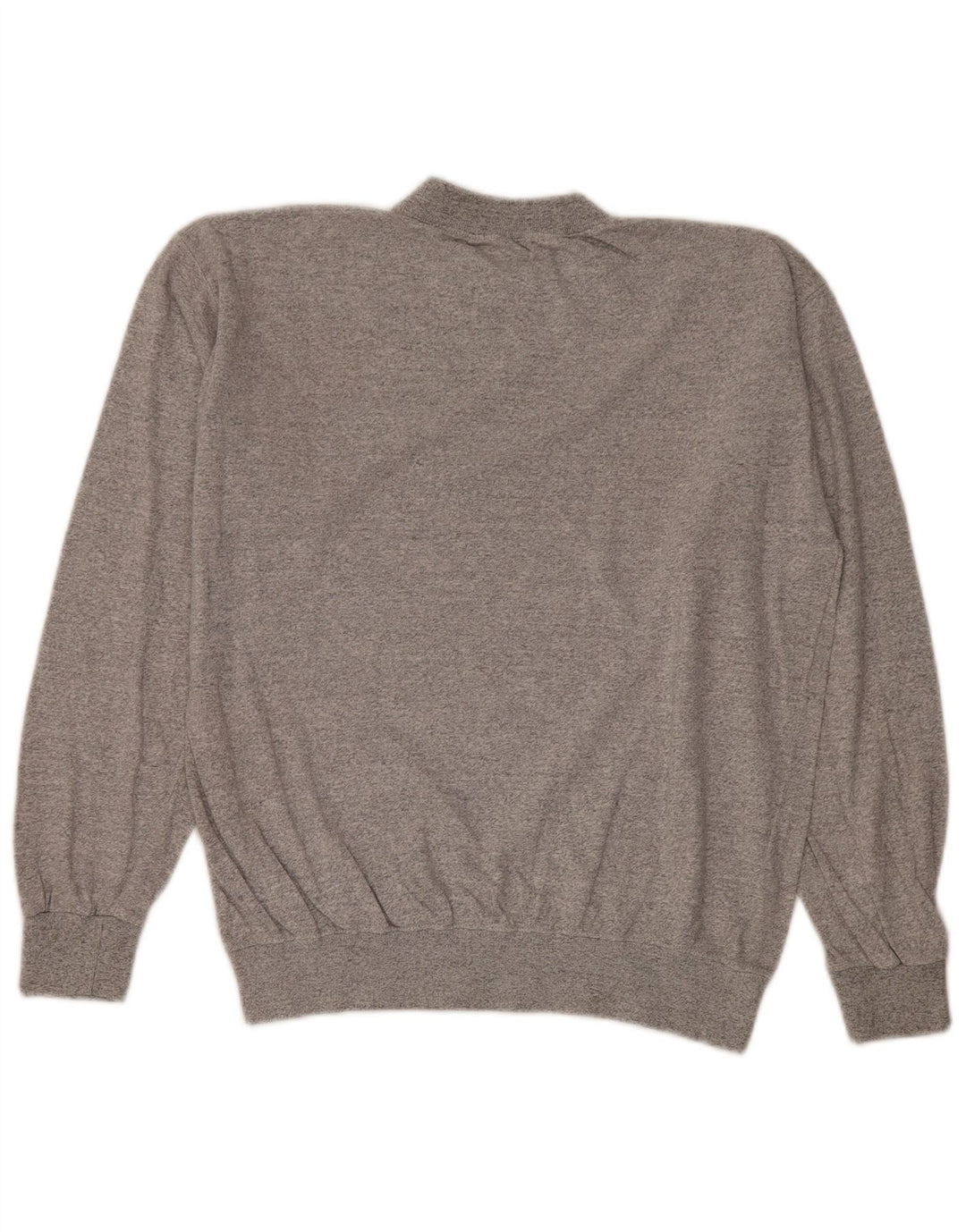 Felpa grafica da uomo Champion, maglione grande, cotone chiazzato grigio