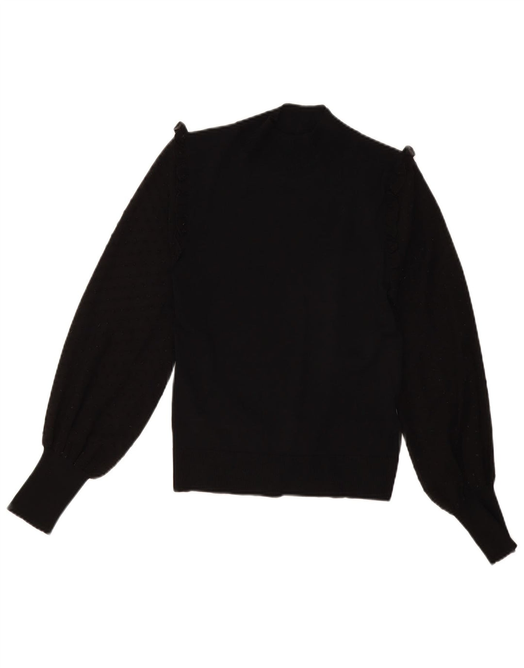 Topshop Maglione da donna con collo alto e collo alto UK 12 Viscosa nera media