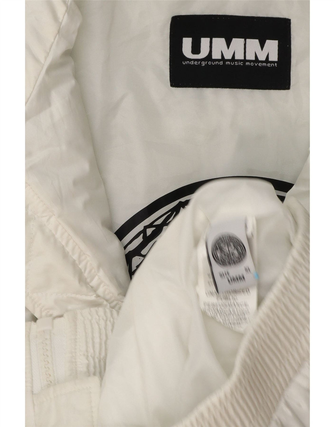 Giacca imbottita militare da uomo UMM UK 42 XL poliestere bianco