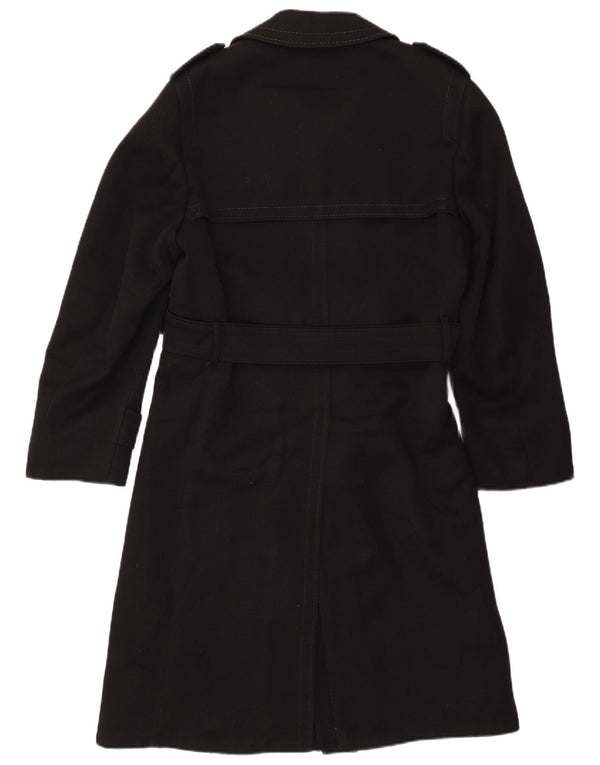 Trench da uomo LORD IT 48 medio in lana nera