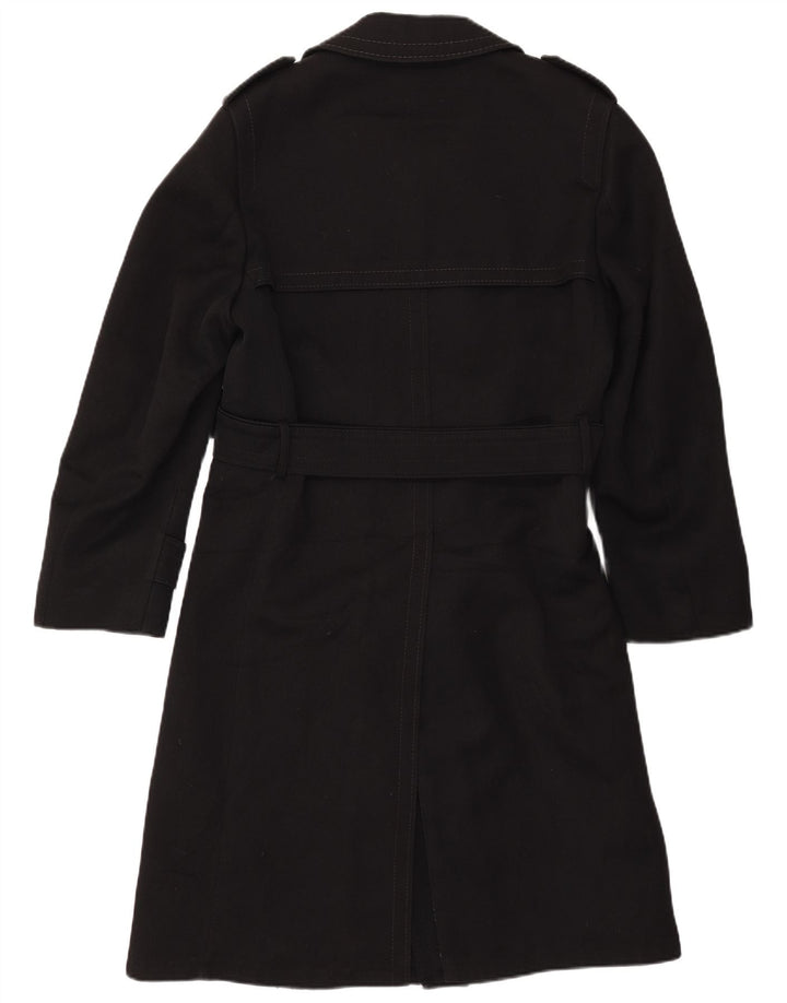 Trench da uomo LORD IT 48 medio in lana nera