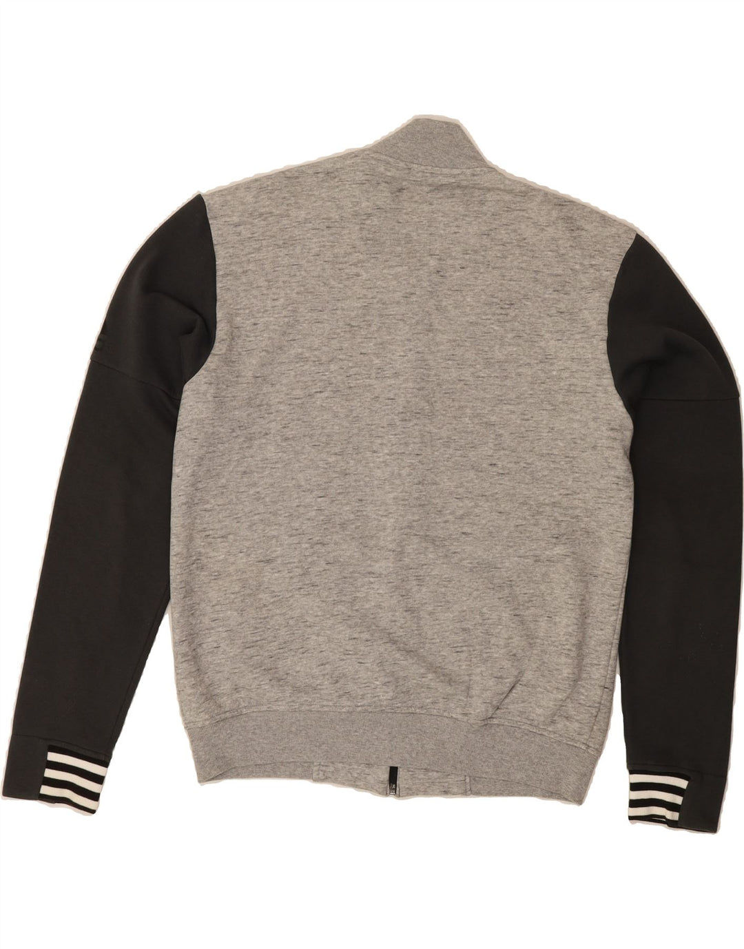 ADIDAS Mens Tracksuit Top Jacket Medium Grey Colourblock Cotton Vintage Adidas and Second-Hand Adidas from Messina Hembry 