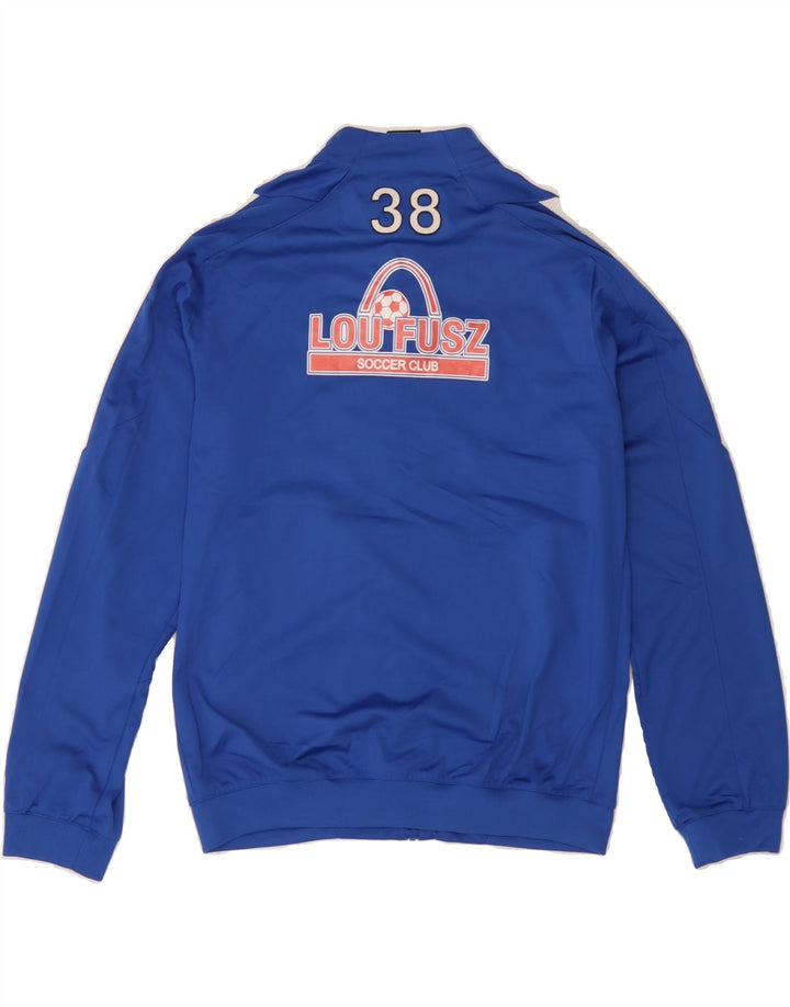 NIKE Boys Dri Fit Tracksuit Top Jacket 12-13 Years Large  Blue Colourblock Vintage Nike and Second-Hand Nike from Messina Hembry 