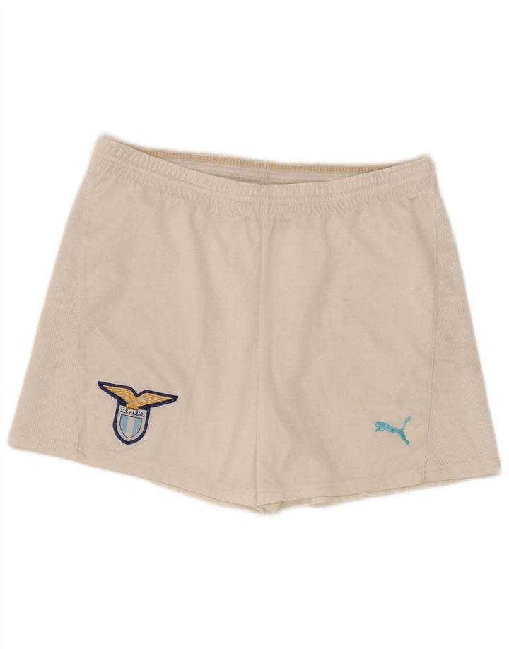 Pantaloncini sportivi Puma Uomo S.S. Lazio Large Bianco Poliestere