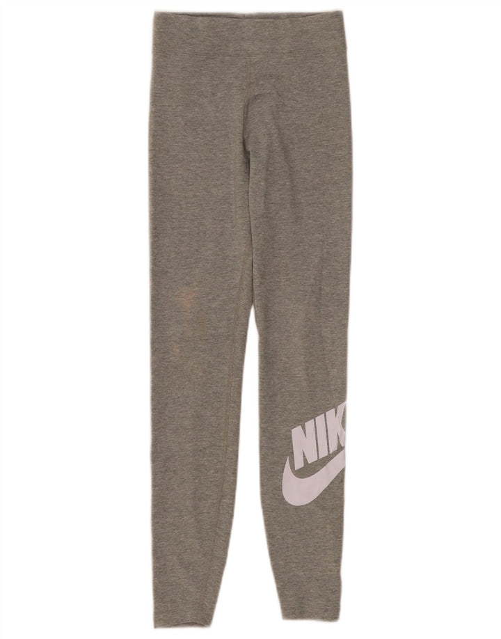 Leggings grafici Nike da donna UK 6 XS grigi