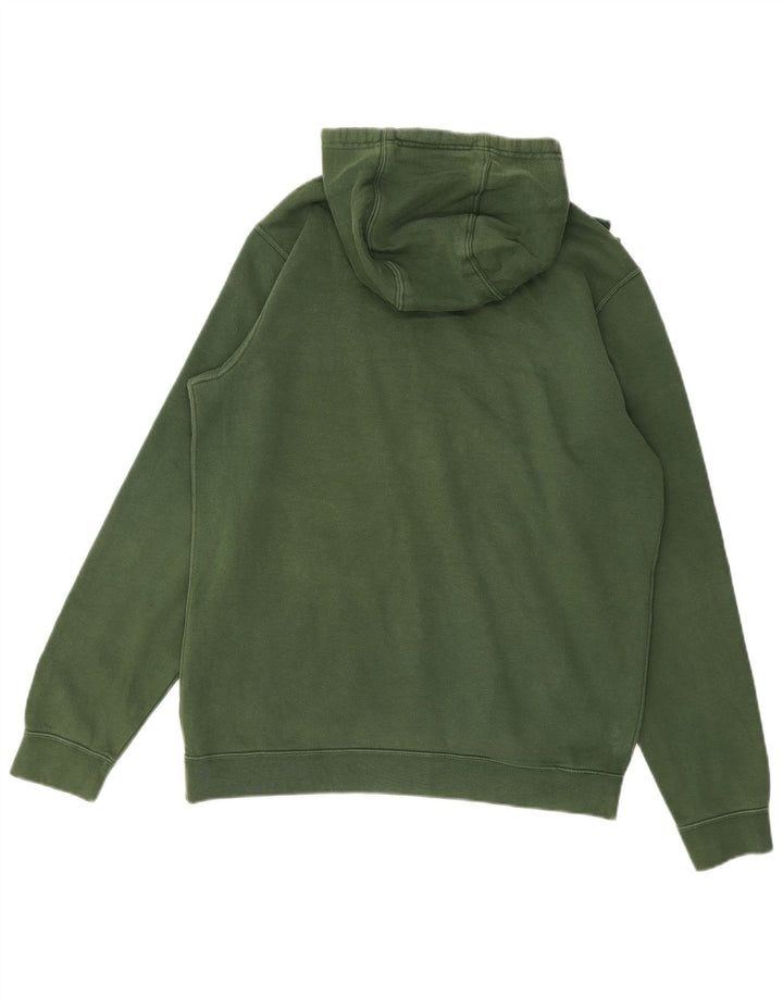 Felpa con cappuccio da uomo Nike in cotone verde medio
