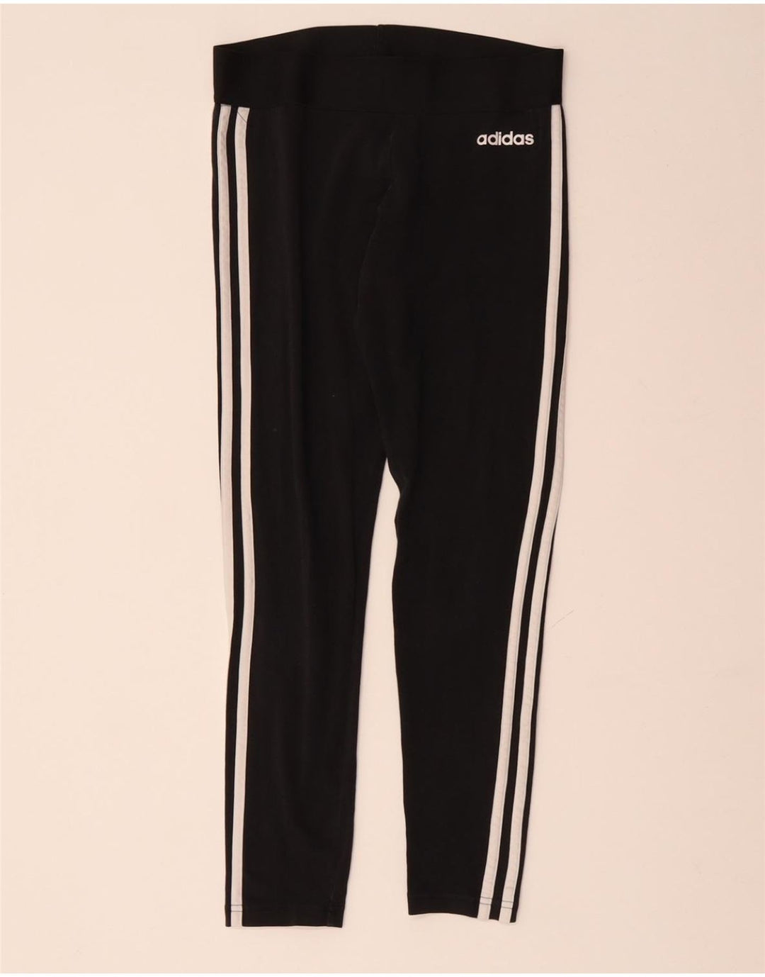Leggings da donna ADIDAS UK 8/10 piccolo cotone nero