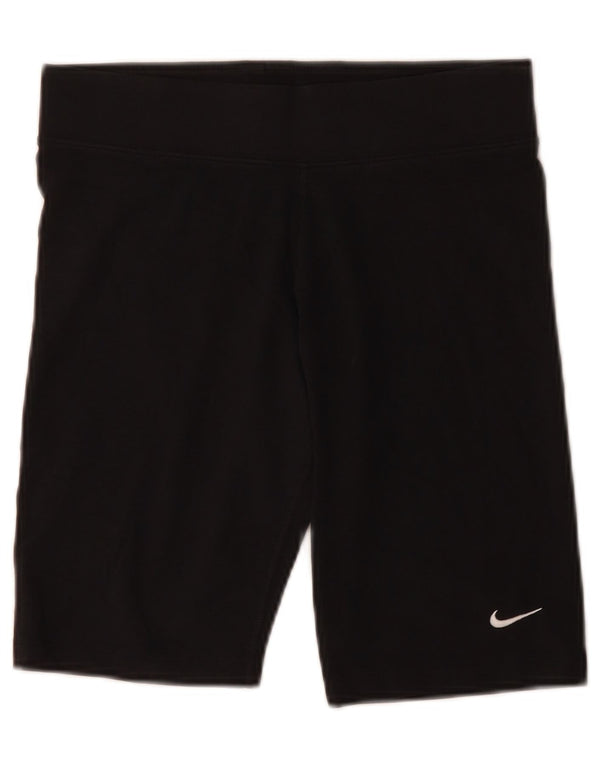 Pantaloncini sportivi Nike da donna UK 12 medio nero cotone