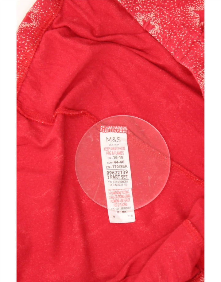 Pantaloni casual da donna Marks & Spencer con motivo astratto UK 16/18 Large W36