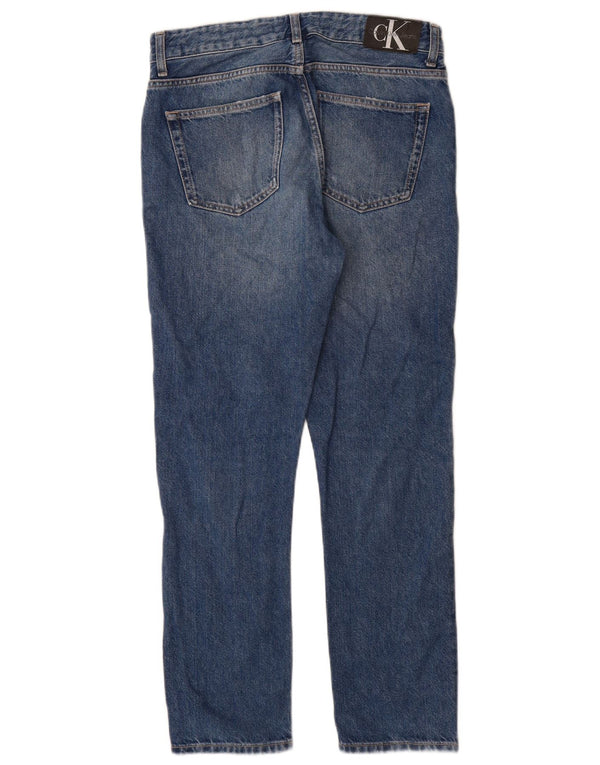 Jeans slim da bambino Calvin Klein 15-16 anni W30 L29 cotone blu
