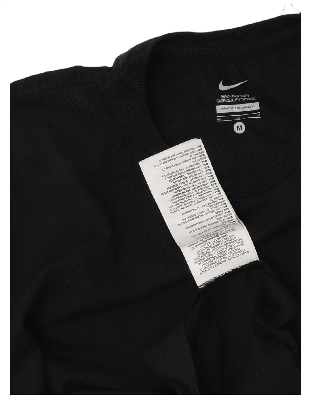 T-shirt da donna Nike Top UK 12 cotone medio nero