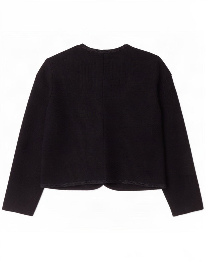 Giacca Bolero in maglia da donna Marks & Spencer UK 10 Small Poliestere blu navy