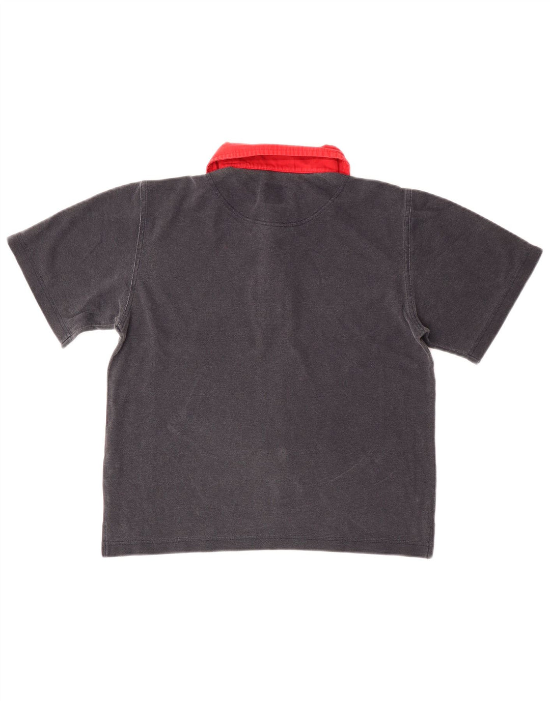 Polo Think Pink da ragazzo 9-10 anni in cotone color block grigio