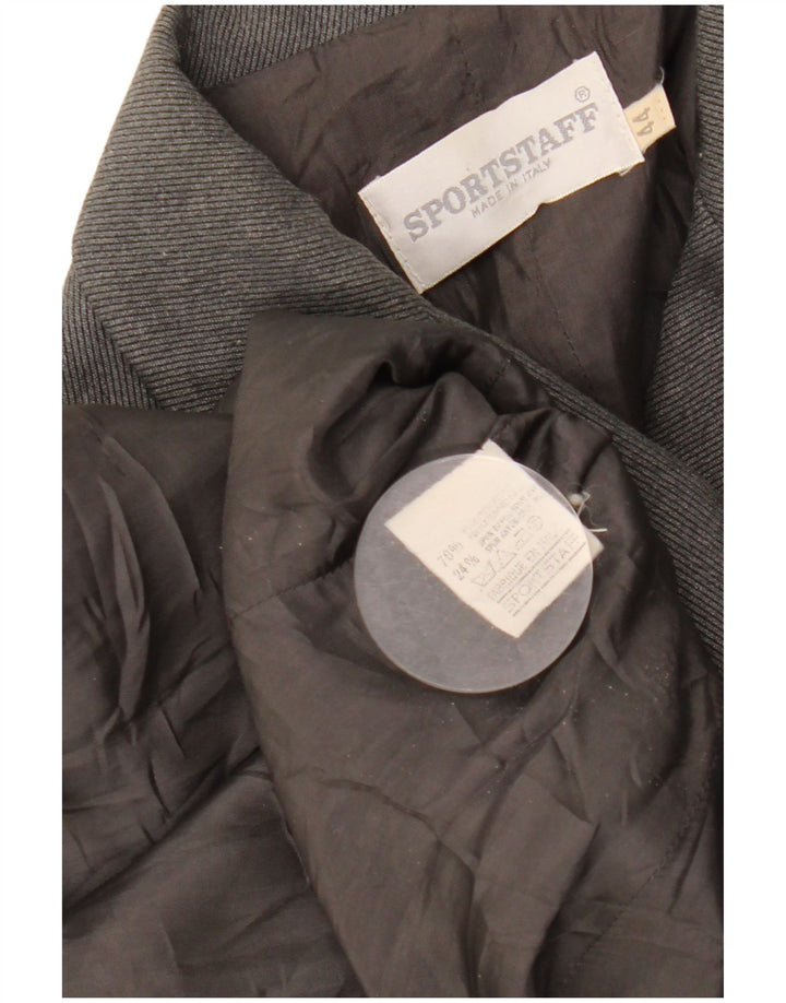 SPORTSTAFF Giacca blazer a 4 bottoni lunga da donna IT 44 Grigio medio
