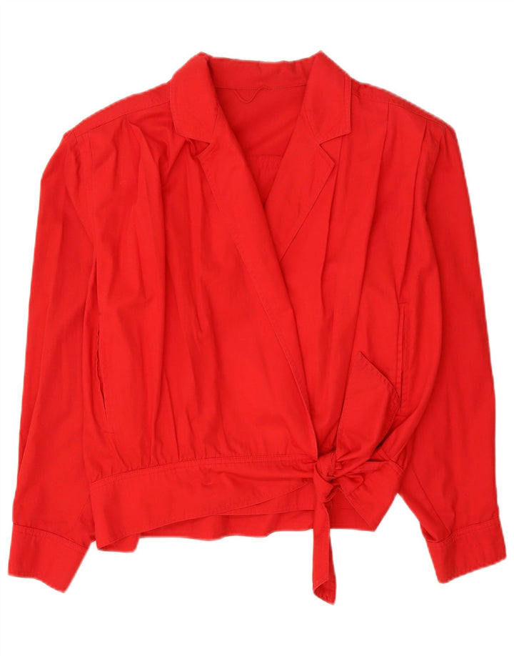 Giubbotto bomber corto da donna Marella UK 12 rosso medio