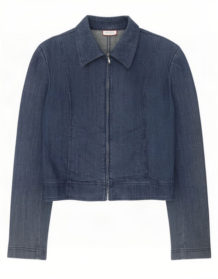 Giacca in denim da donna Max & Co. UK 10 piccola in cotone blu