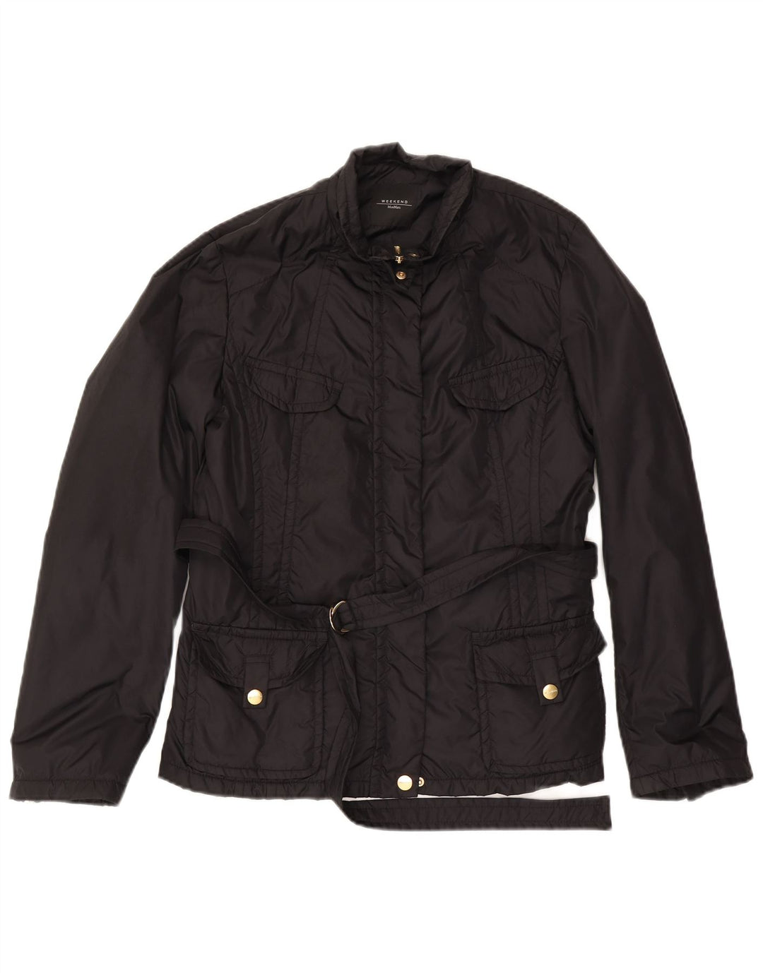 Giacca utility da fine settimana da donna Max Mara UK 18 XL nera in poliammide