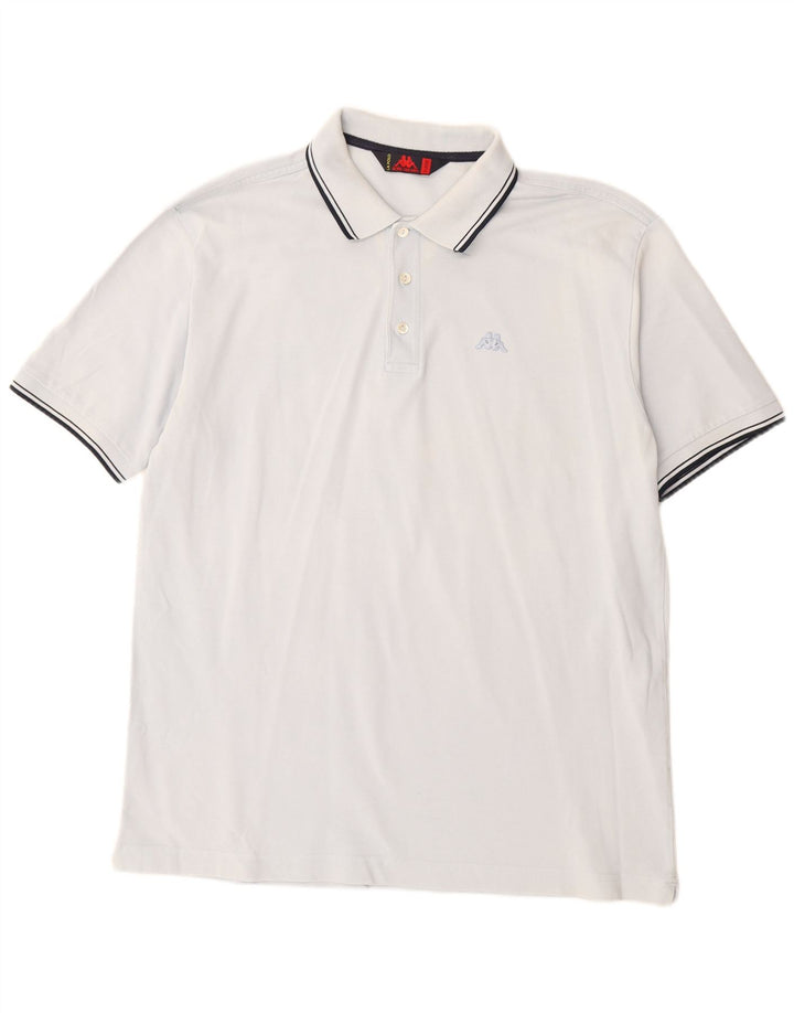 Polo Kappa Uomo XL Cotone Blu