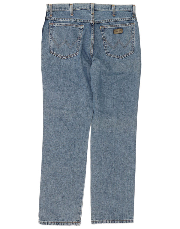 Jeans dritti da uomo Wrangler Texas W34 L32 cotone blu