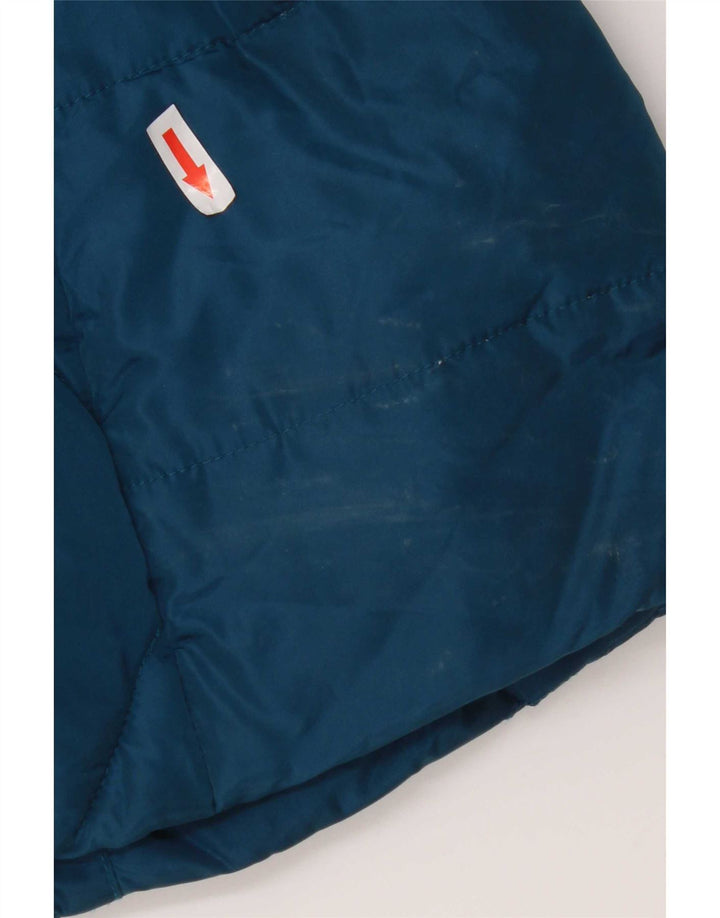 Giacca imbottita trapuntata da donna Marks & Spencer UK 12 poliestere blu medio