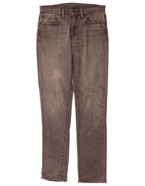 Levi's Uomo 511 Slim Jeans W31 L34 Cotone Grigio