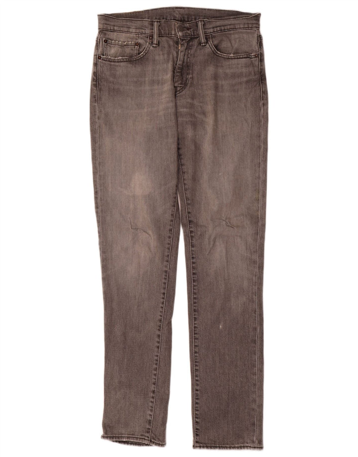Levi's Uomo 511 Slim Jeans W31 L34 Cotone Grigio
